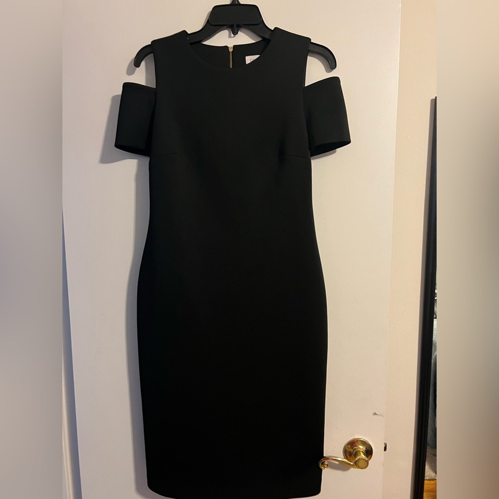 Calvin Klein Black Strapless Dress